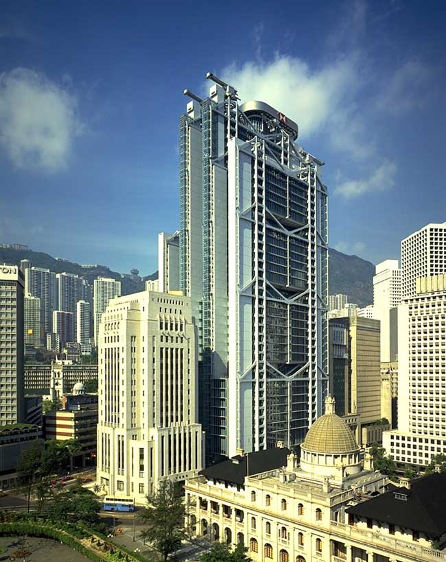 Hong Kong Shanghai Bank Data Photos Plans Wikiarquitectura
