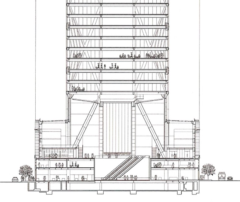 Hearst Tower Building Architecture Construction Здание Архитектура  Постройка - 3D Warehouse