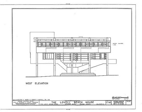 Casa_Lovell_en_la_Playa_Plano_2 - WikiArquitectura