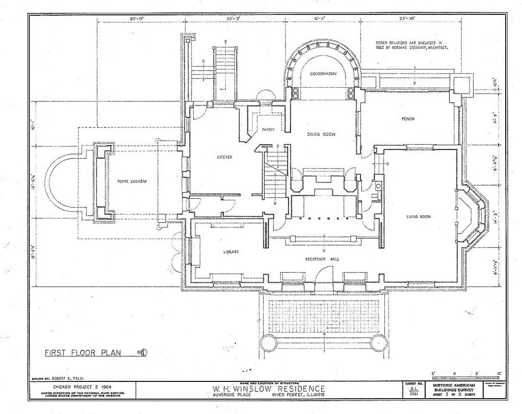 Winslow House - Data, Photos & Plans - WikiArquitectura