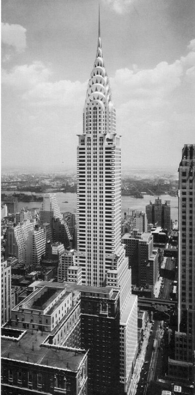 Detailed Architectural Model Chrysler Building 1:660 scale New York City 