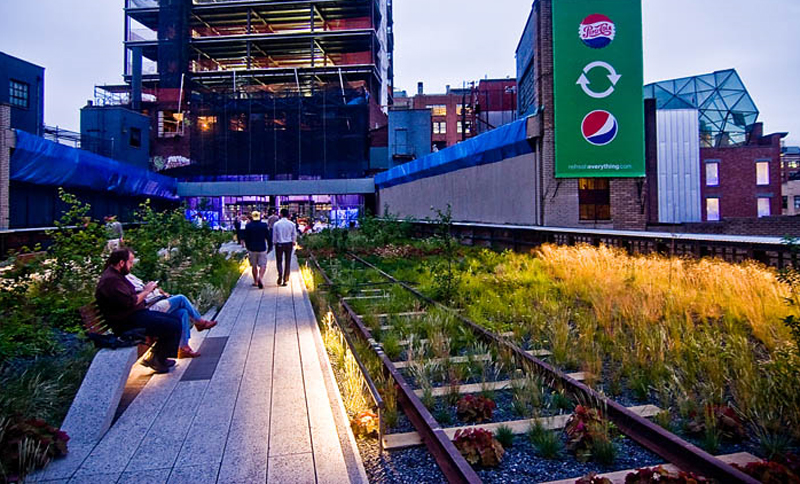 High Line Park in New York 