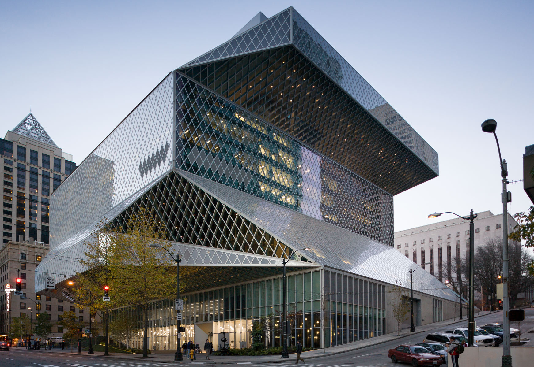 Seattle Public Library - Data, Photos & Plans - WikiArquitectura