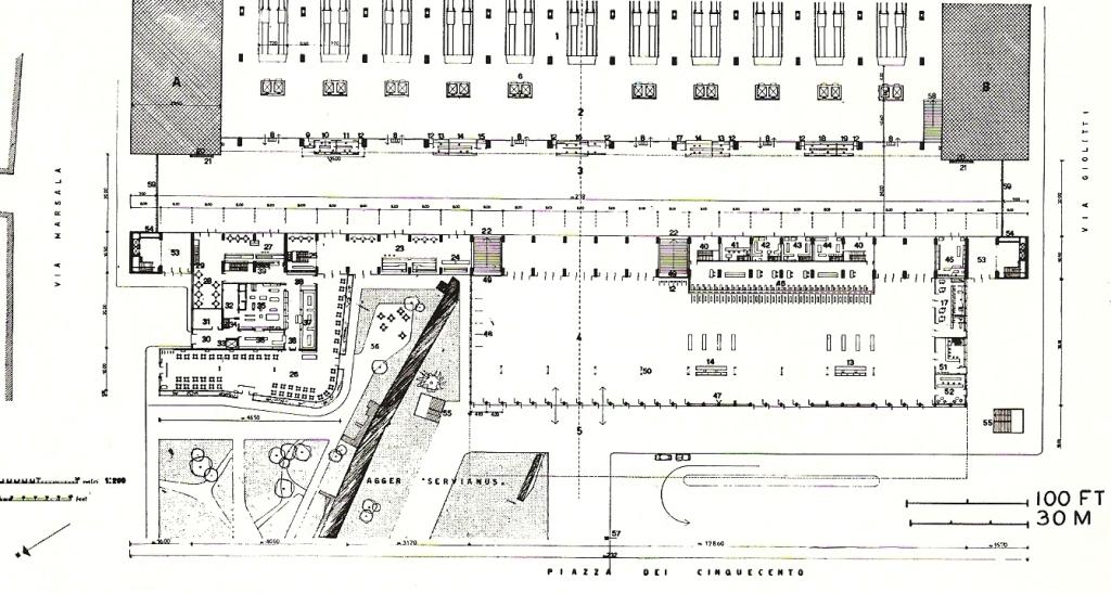 Roma Termini Station Data, Photos & Plans WikiArquitectura