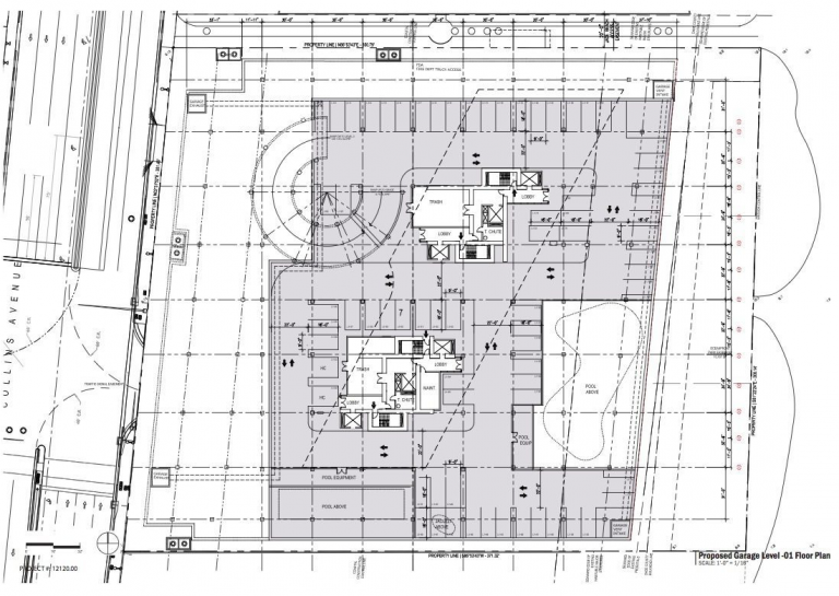 1111 Lincoln Road Drawings - Herzog & de Meuron_03 - WikiArquitectura