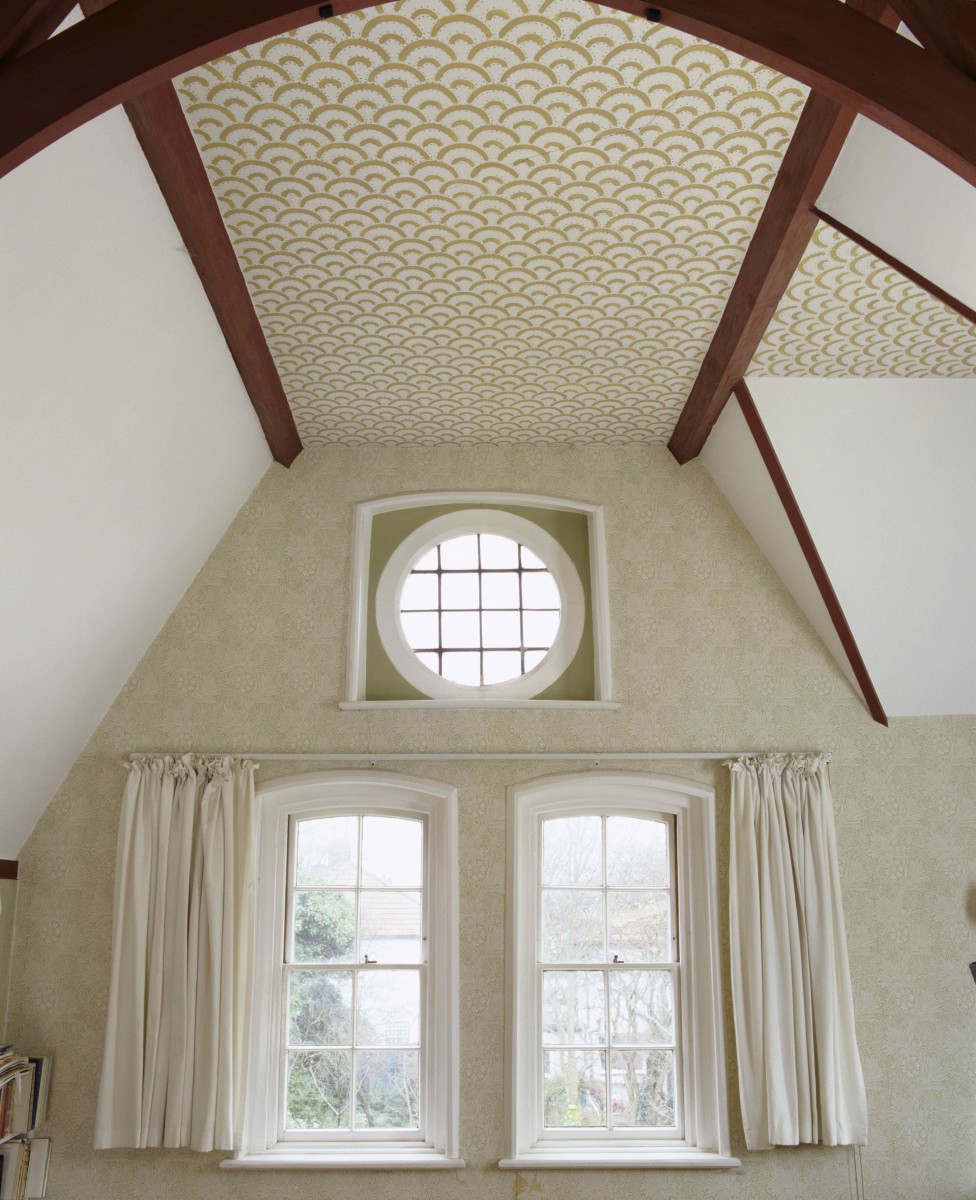 ? The painted ceiling of the Studio on the first floor of Red House,  Bexleyheath, London - WikiArquitectura