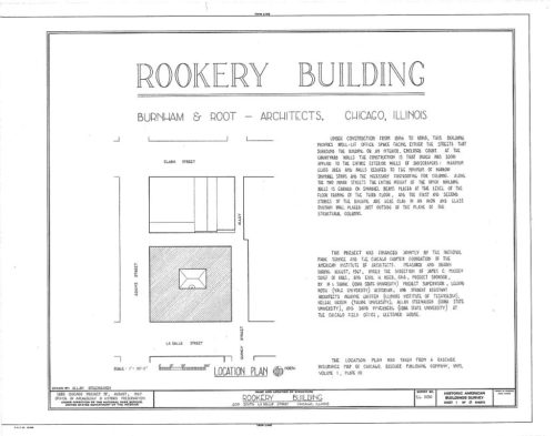 The Rookery Drawings – Chicago (2)