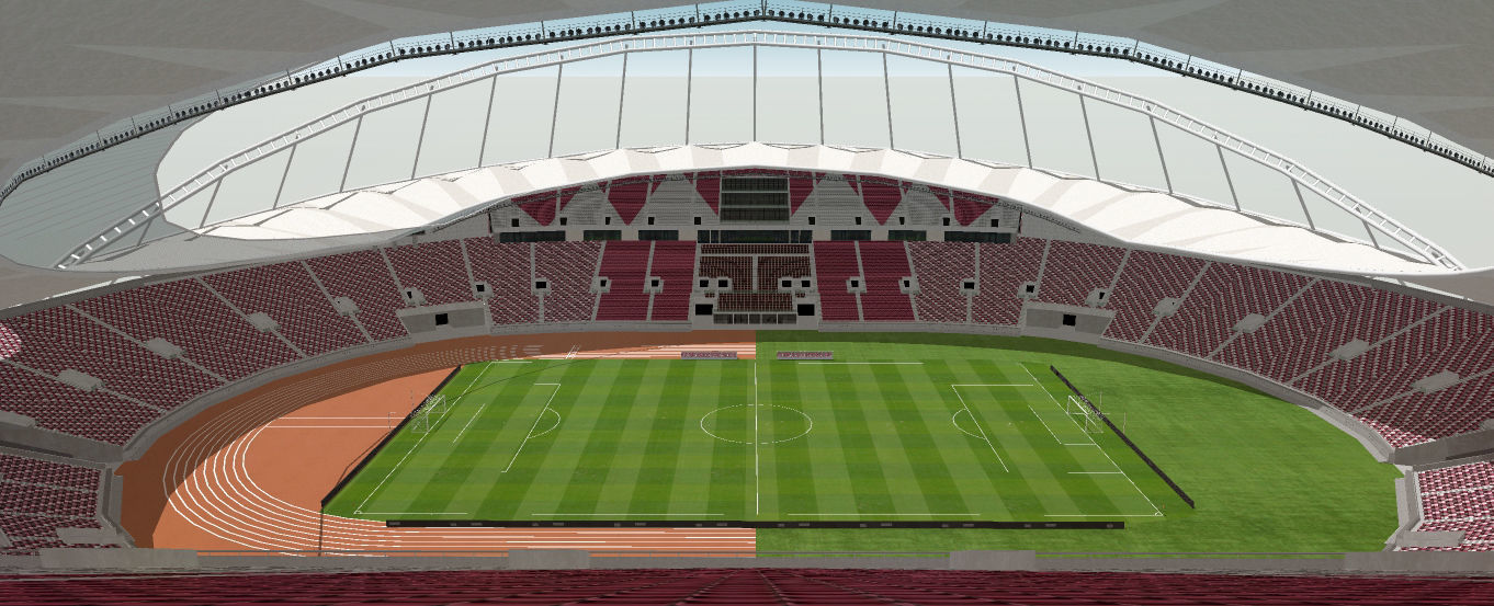 Khalifa International Stadium - Renovation - Data, Photos & Plans